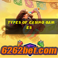 types of casino games