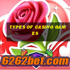 types of casino games