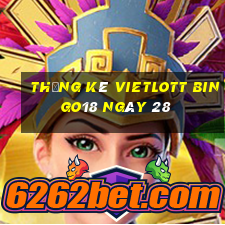 Thống kê vietlott Bingo18 ngày 28