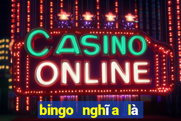 bingo nghĩa là chính xác