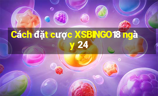 Cách đặt cược XSBINGO18 ngày 24